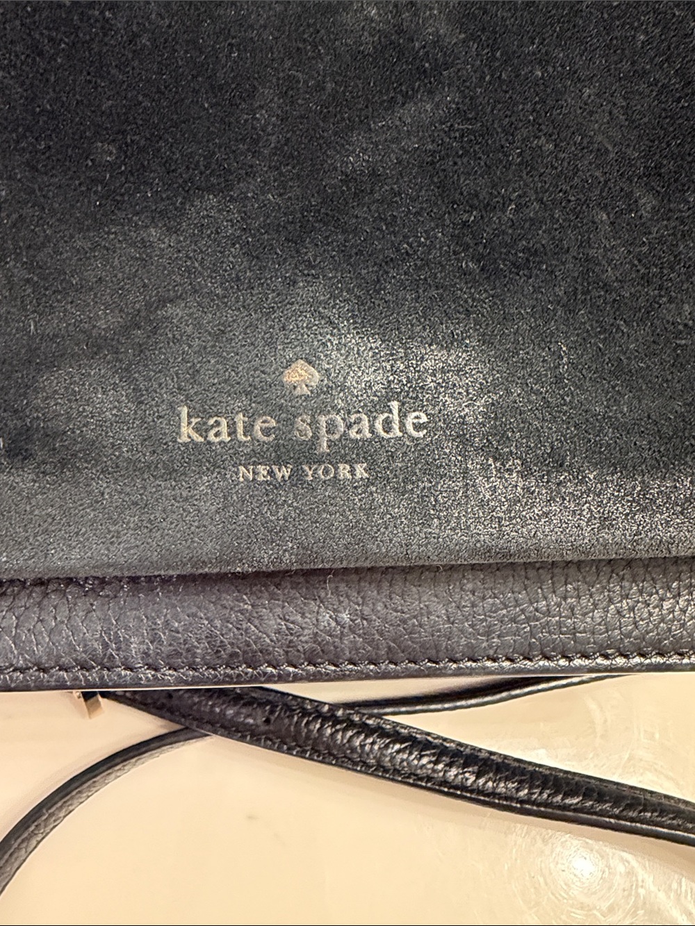 kate spade Black Suede & Leather Crossbody Bag - Picture 2 of 10